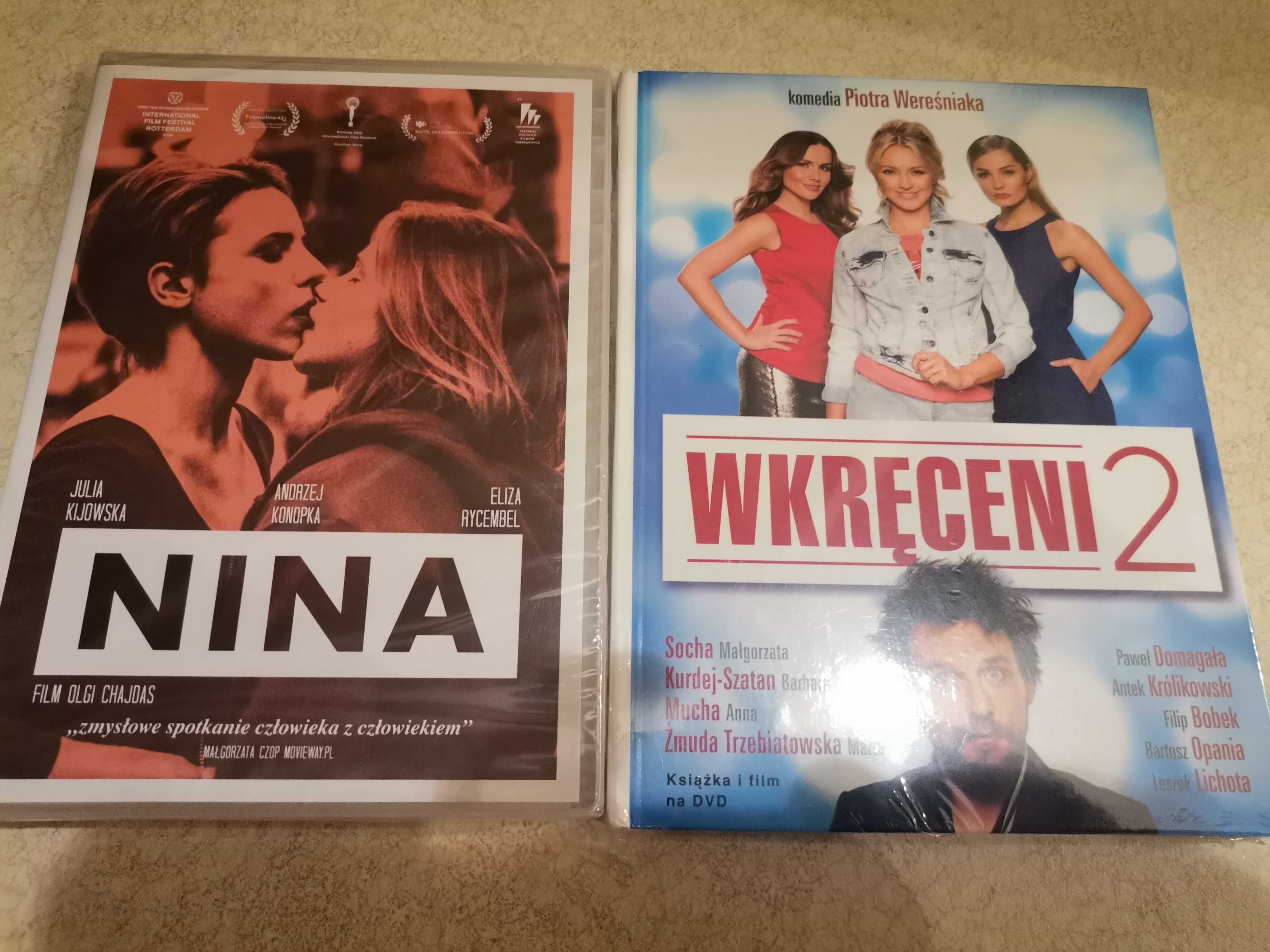 Zestaw 6 nowych, zafoliowanych filmów na DVD