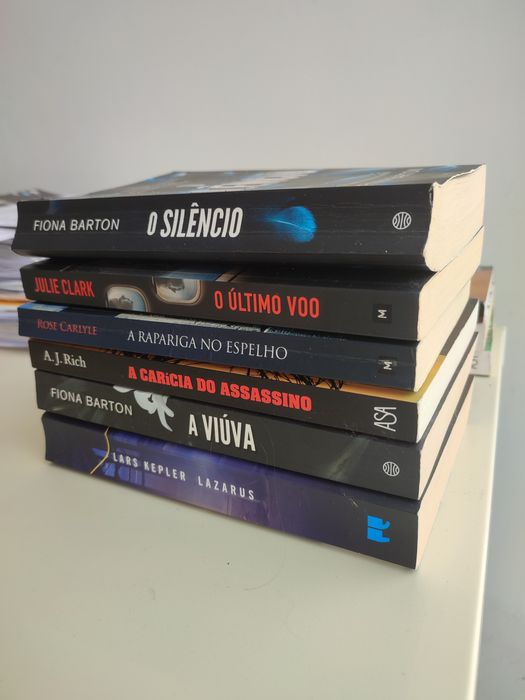 Livros Policiais (Lars Kepler, Fiona Barton, Julie Clark, etc)