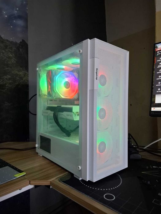 Ryzen 7 5700X | RX 9060XT | NOWY | ARGB | BIAŁY | Komputer do Gier