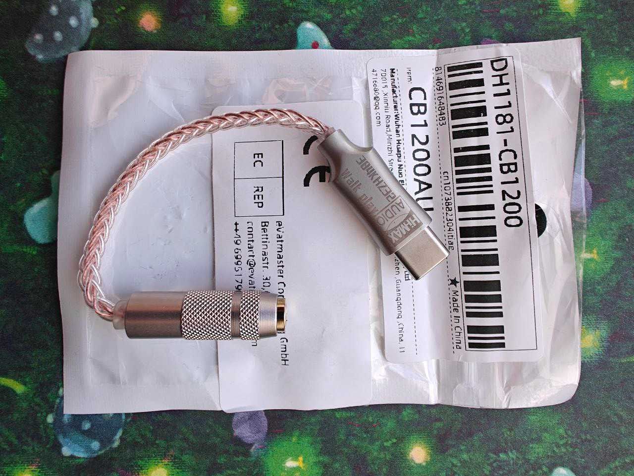 Мобильный ЦАП DAC Type-С 3.5 мм CX31993 кабель SPDIF 3 метра