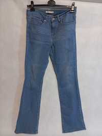 jeansy damskie niebieskie spodnie Levi's 30