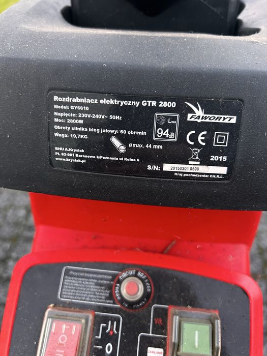 rozdrabniacz gałęzi