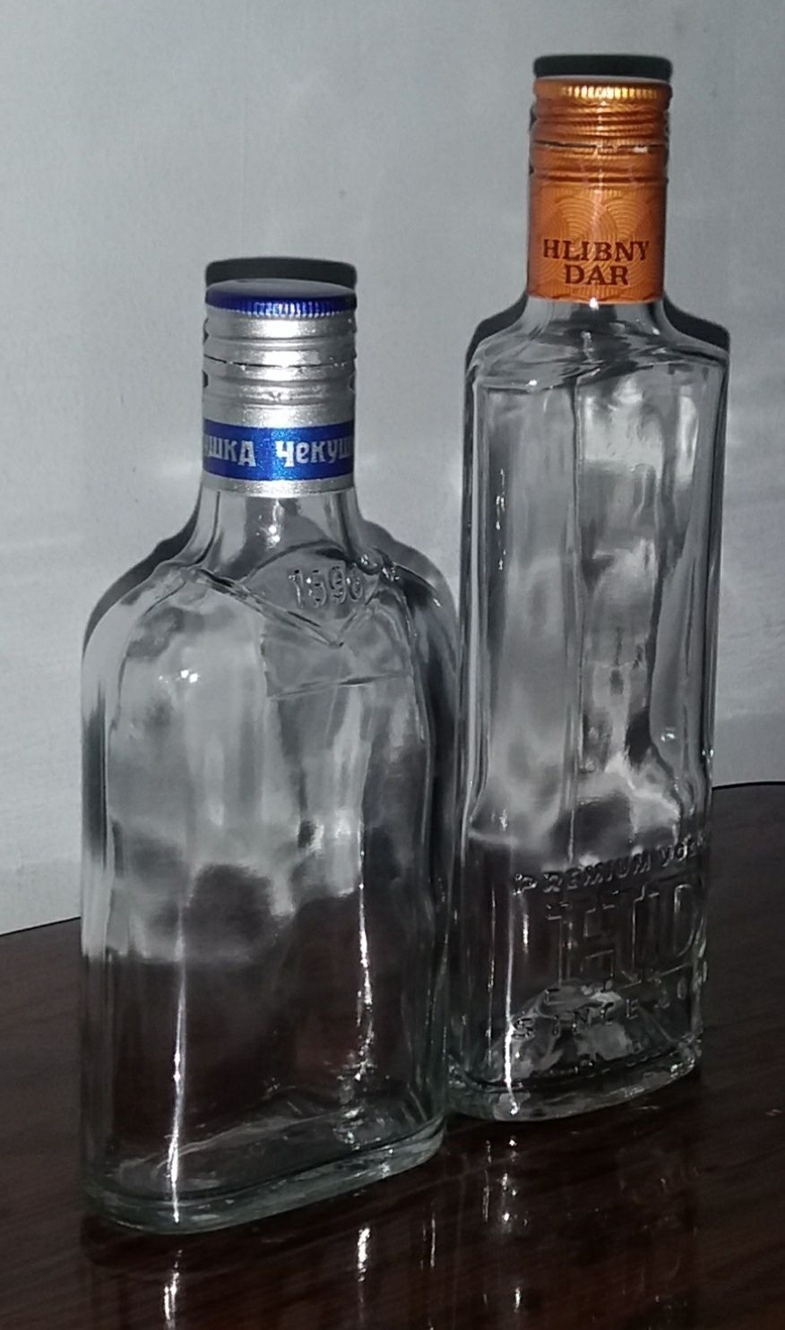 Скляні пляшки 0,2л та 0,25
