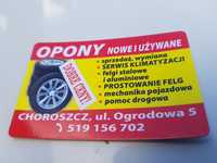 Wulkanizacja-Wymiana Opon Do R24-Prostowanie Felg-Opony Używane-Felgi