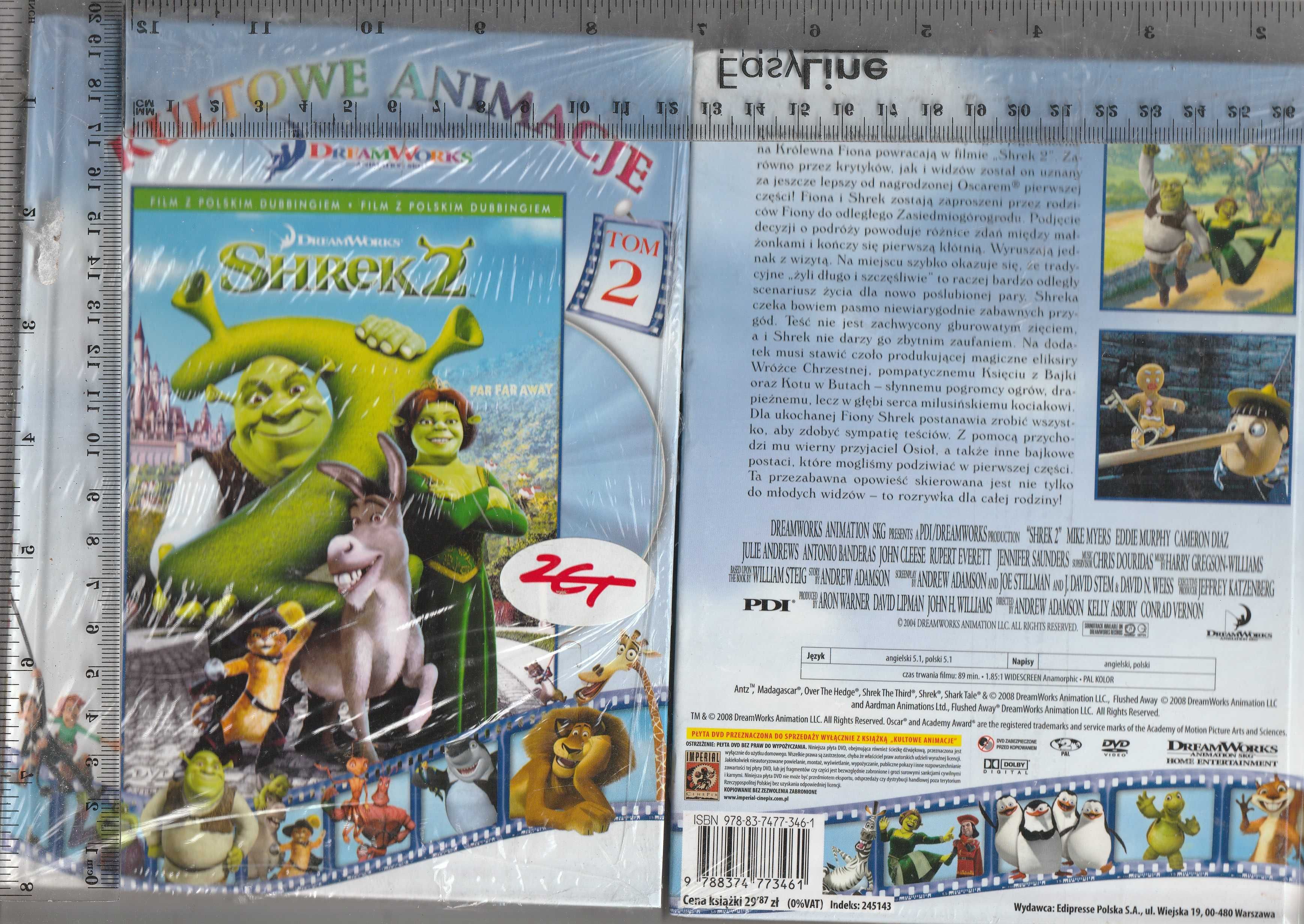 Shrek 2  DVD+Książka