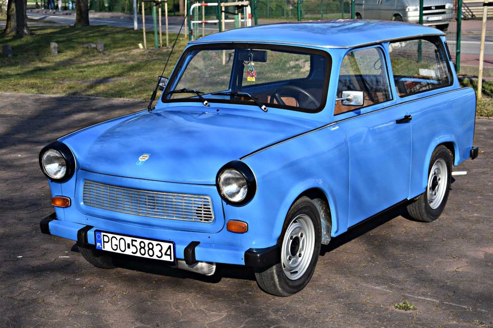 Trabant 601 Kombi Odrestaurowany Skóry 1982r Jak Nowy  Rejestr Polska