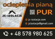 Ocieplanie pianą PUR Ocieplenie dachu ocieplenie stropu piana pur