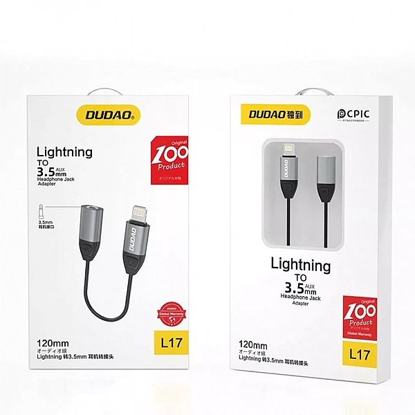 Przejściówka Lightning na Mini Jack 3,5 mm Adapter