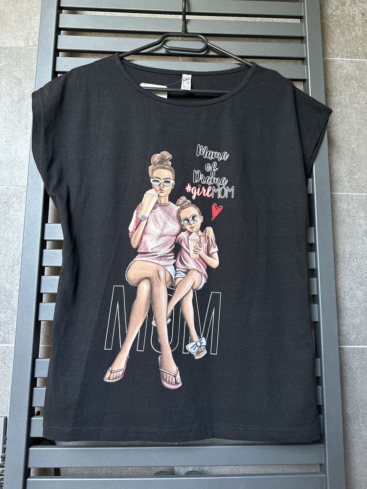 Koszulka mama Of drama tshirt rozmiar S