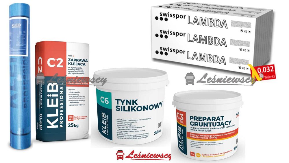 Styropian GRAFIT fasadowy elewacyjny lambda 0,033 249zł/m3 z dostawą