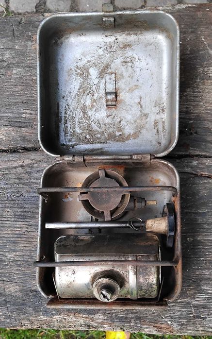 Kuchenka turystyczna, polowa ZSRR, kostka, palnik, prymus