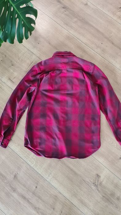 Koszula w kratę Carhartt. Czerwona. Gruba. Rozmiar M.  Skate drip y2k