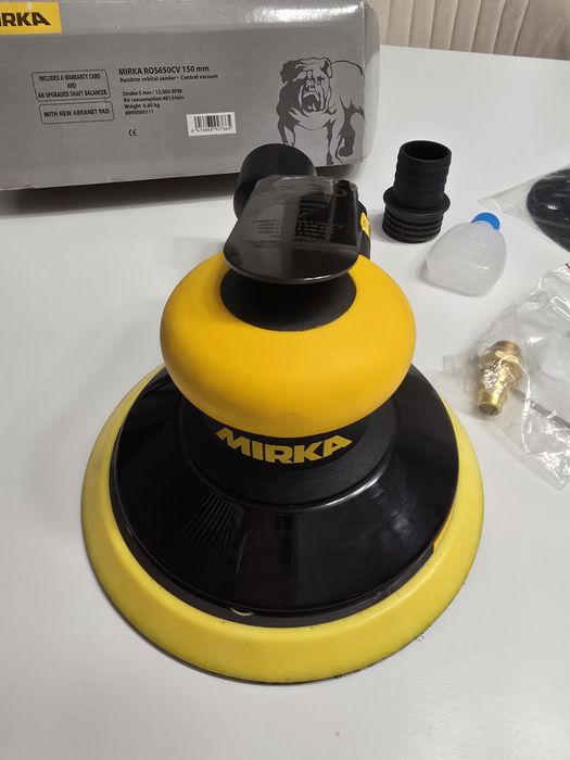 Mirka ROS 650CV 150 mm – Szlifierka Oscylacyjna Pneumatyczna