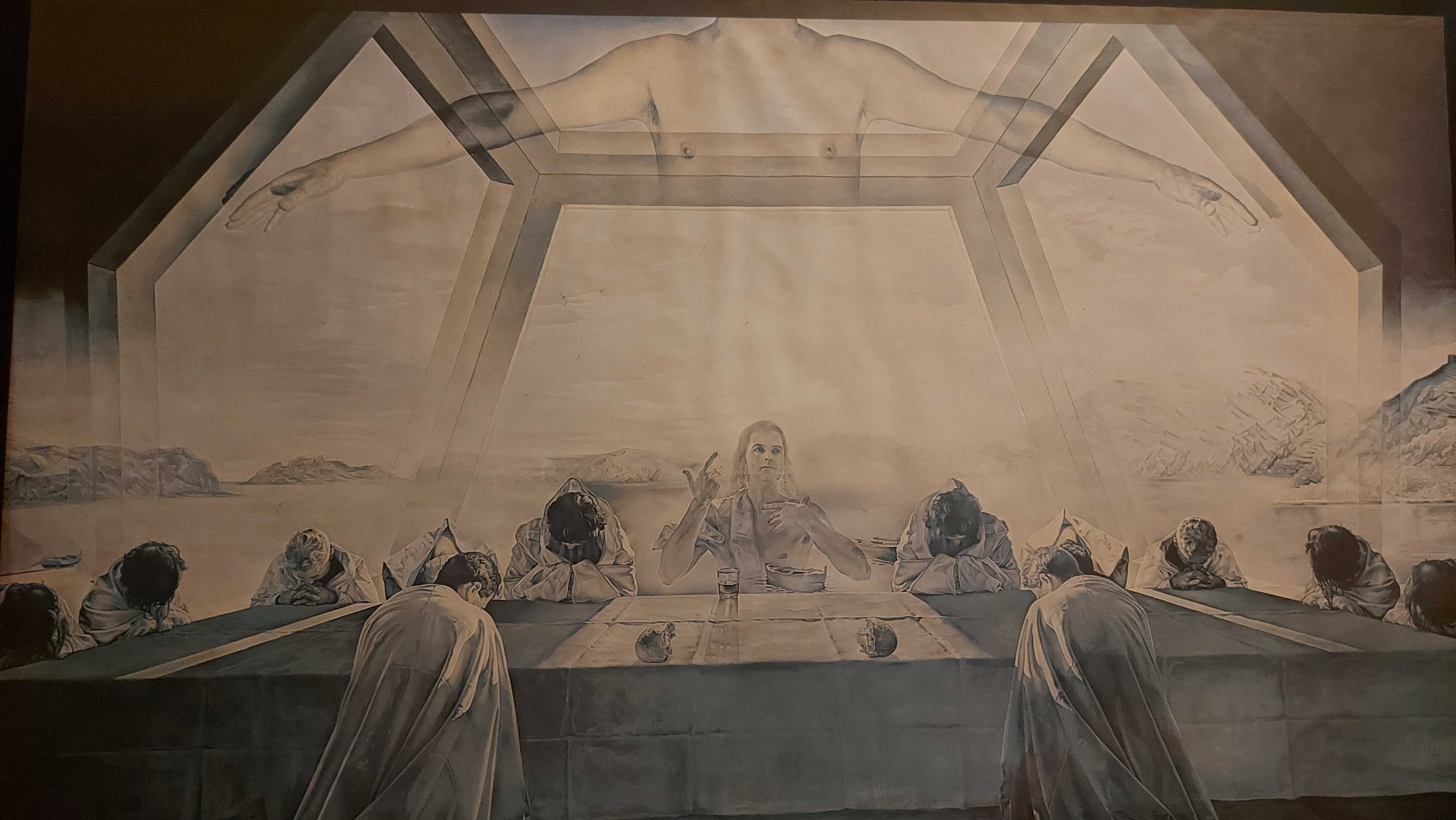 Quadro "A última ceia" de Dali