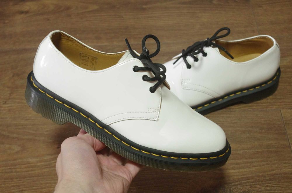 Туфлі Dr. Martens 1461 оригінал стан ідеальний лакована шкіра