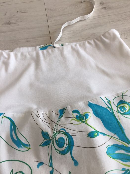 Spódnica ciążowa na lato w kwiaty rozmiar M jak nowa