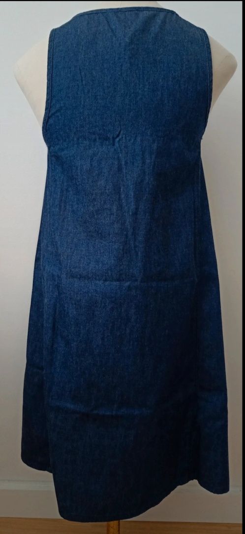 Vestido evasé em ganga Calzedonia