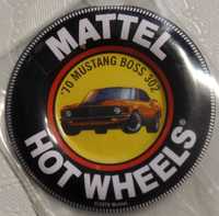 Hot wheels pin - przypinka  70 mustang boss 302 rlc