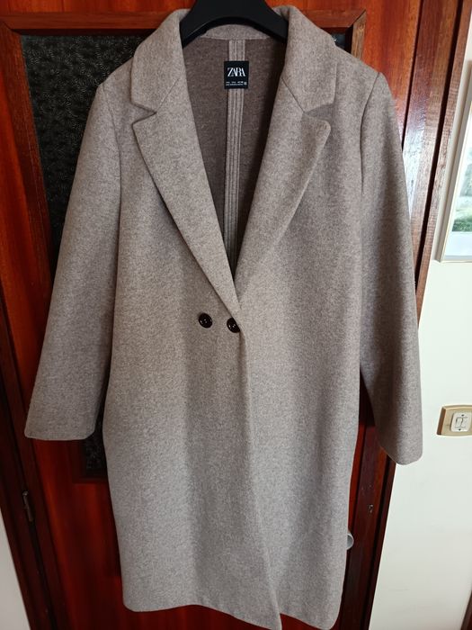 Casaco sobretudo bege