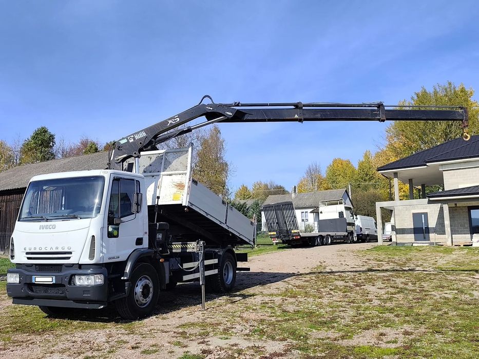 Iveco Eurocargo190EL28/2007Rok/Wywrotka/HDS/Resor/Blokada Mostu/