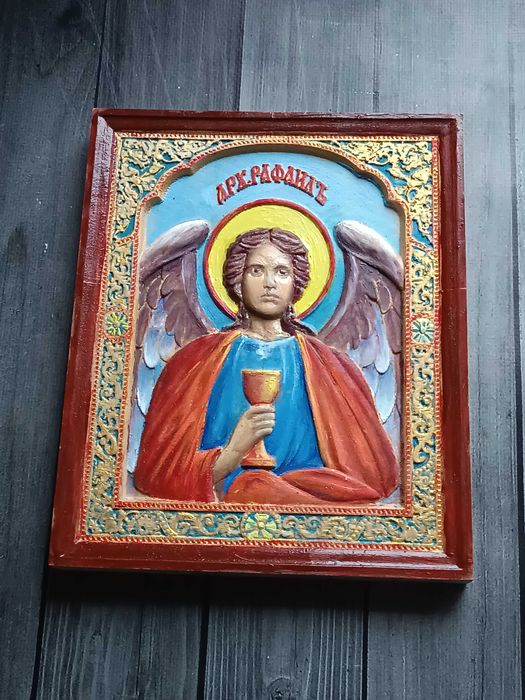 Икона Архангел Рафаил покровитель страждующих и врачей