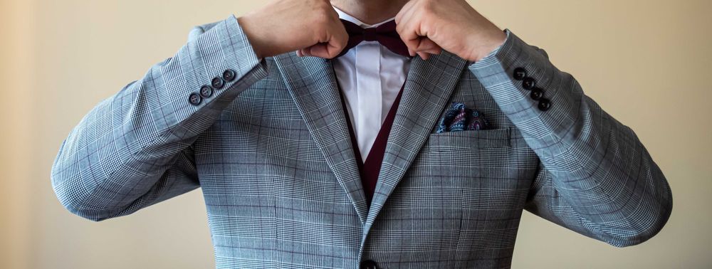 Garnitur męski komplet z kamizelką i koszulą