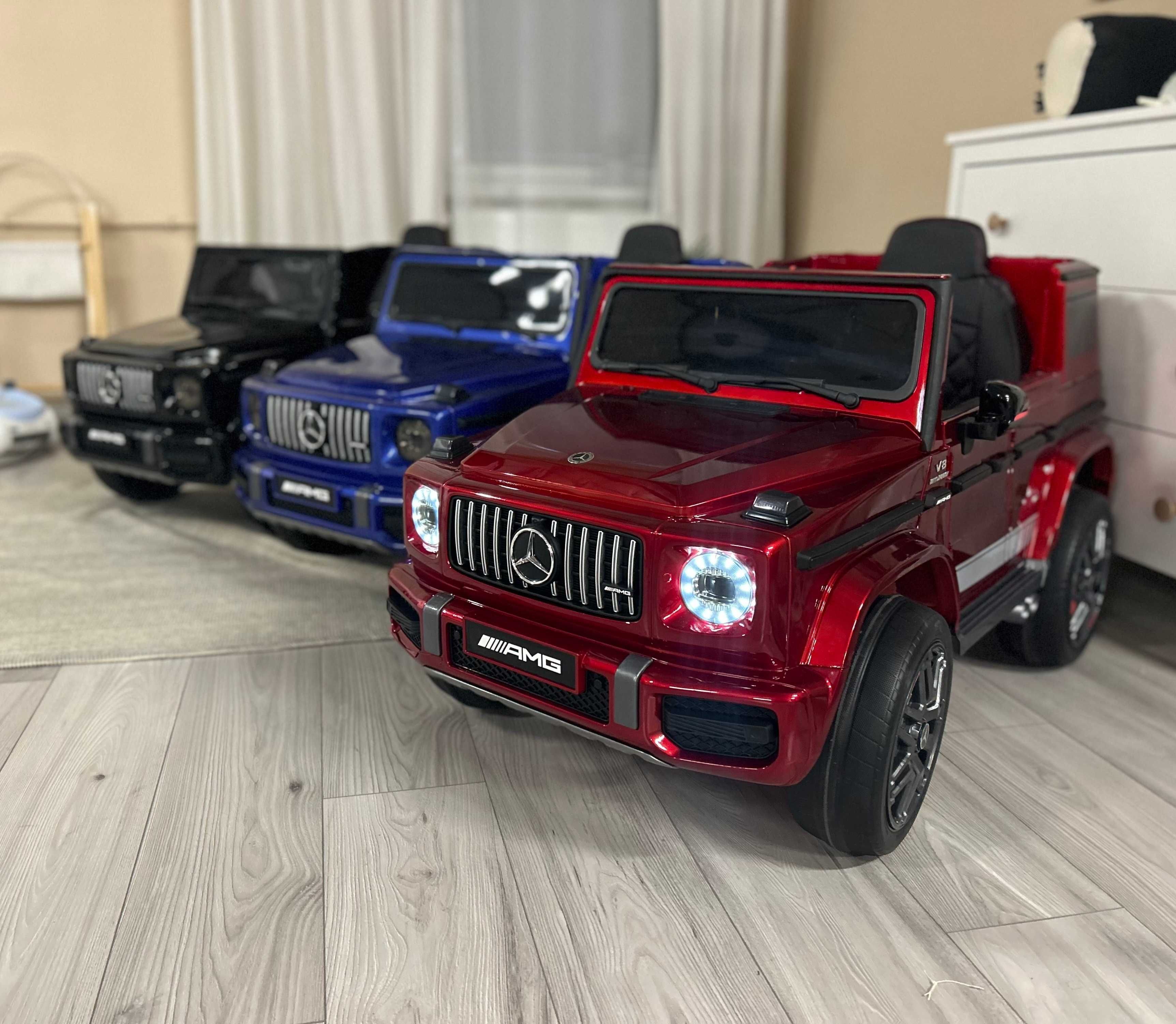 Mercedes G63 Auto na akumulator Samochód pojazd Lakier 2x45W