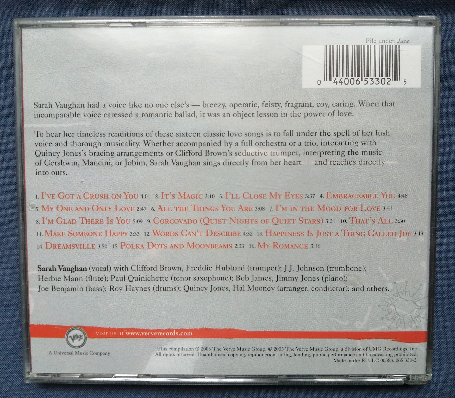 Sarah Vaughan - CD