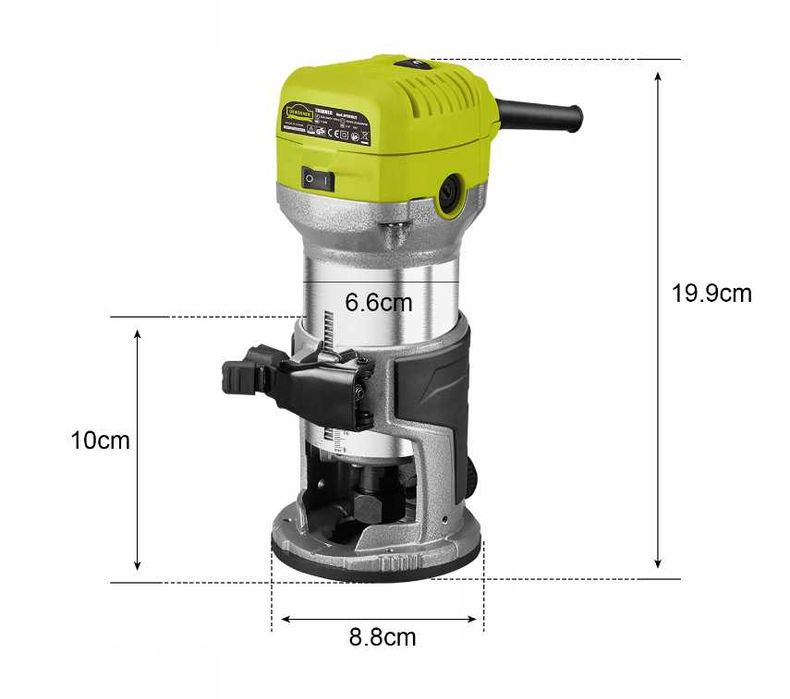 Profesjonalny FREZARKA Górnowrzecionowa DEWINNER 710w Metal (-20%)