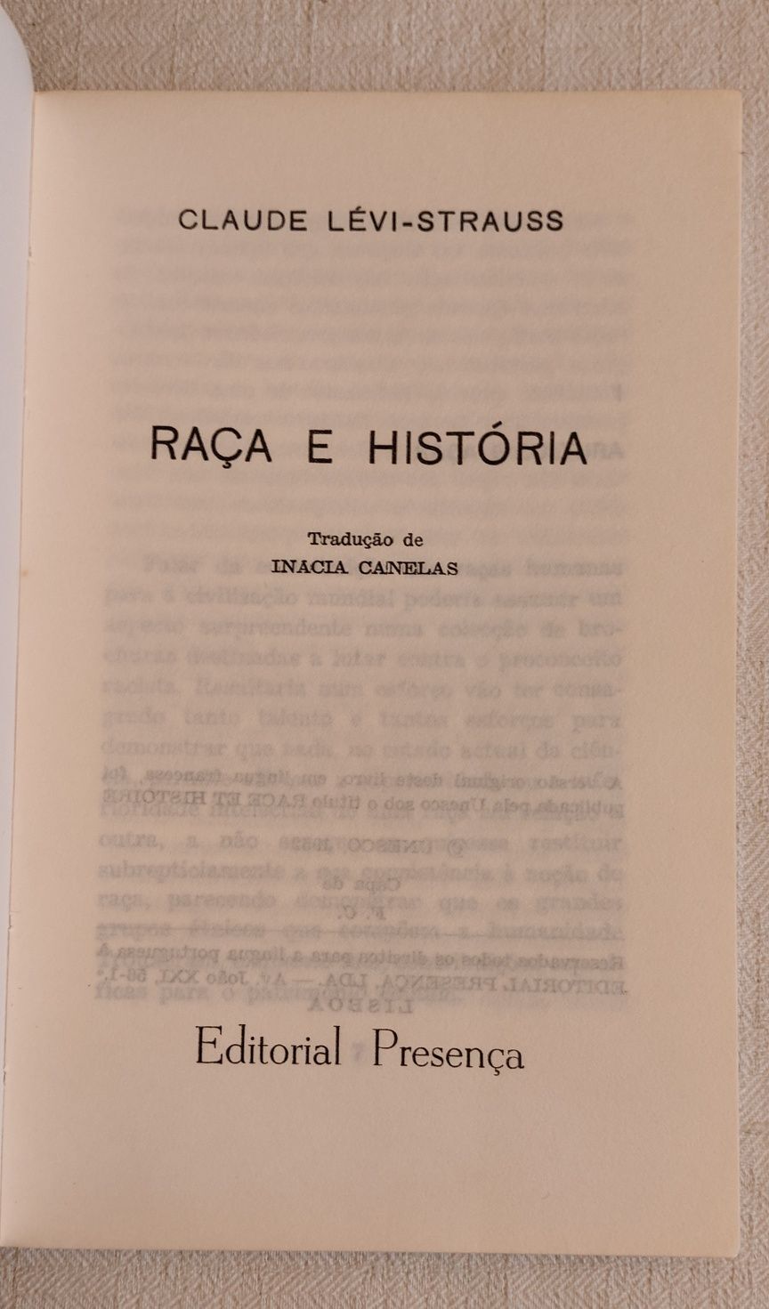 Raça e história - Claude Lévi- Strauss