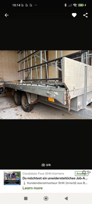 Przyczepa platforma 3,50x1,80