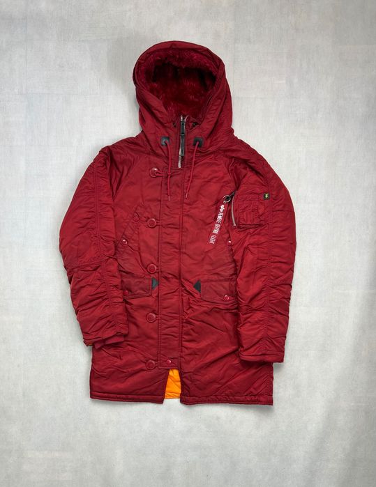 Long Jacket Alpha Industries US Property Military Army Kurtka