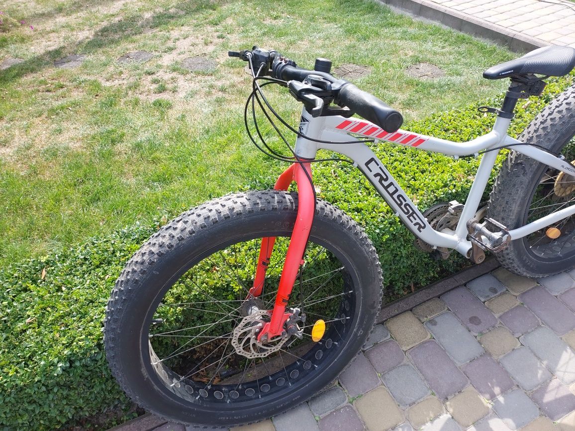 Велосипед fat bike (фетбайк) crosser 26 дюймів універсальний