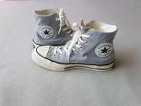 Trampki Converse Chuck 70 HI , roz.37,5, UK 5 unisex,szare/niebies.Bdb