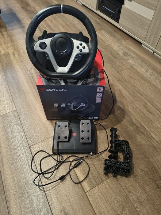 Kierownica Wyścigowa Genesis Seaborg 400 + Gra