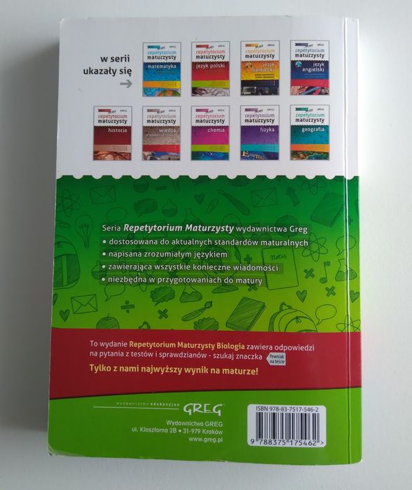 Repetytorium maturzysty biologia