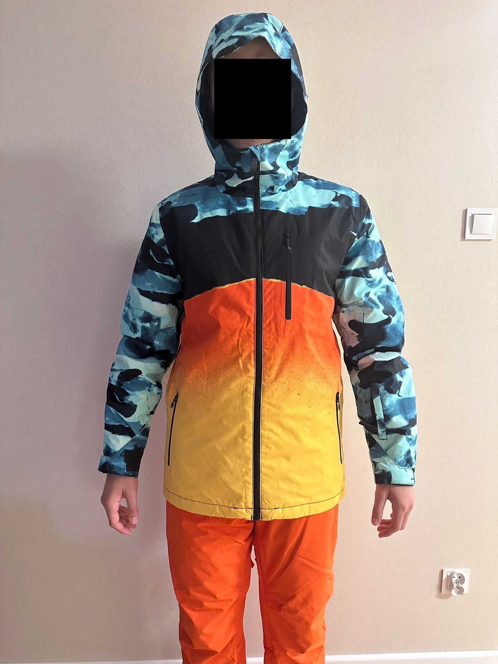 Kurtka snowboardowa | Quiksilver Mission Eng (cryptbloc resin camo)