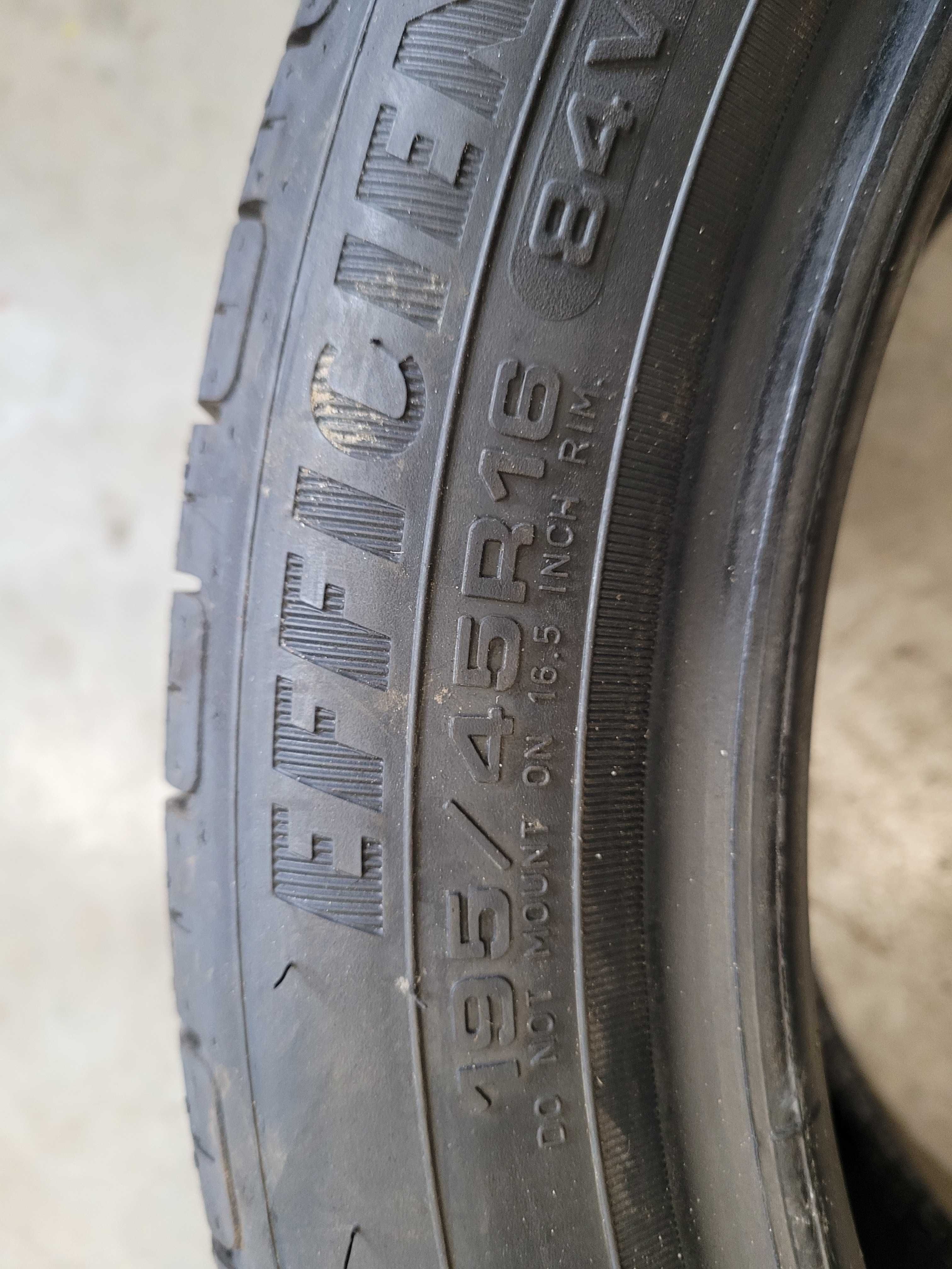 Komplet opon Good Year 195/45 R 16 nowe