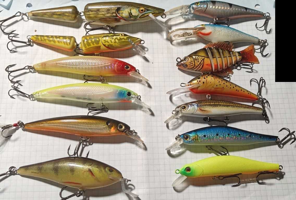 P. woblery Rapala Shad Rap, Rapala x-rap, Savage Gear, Robinson i inne