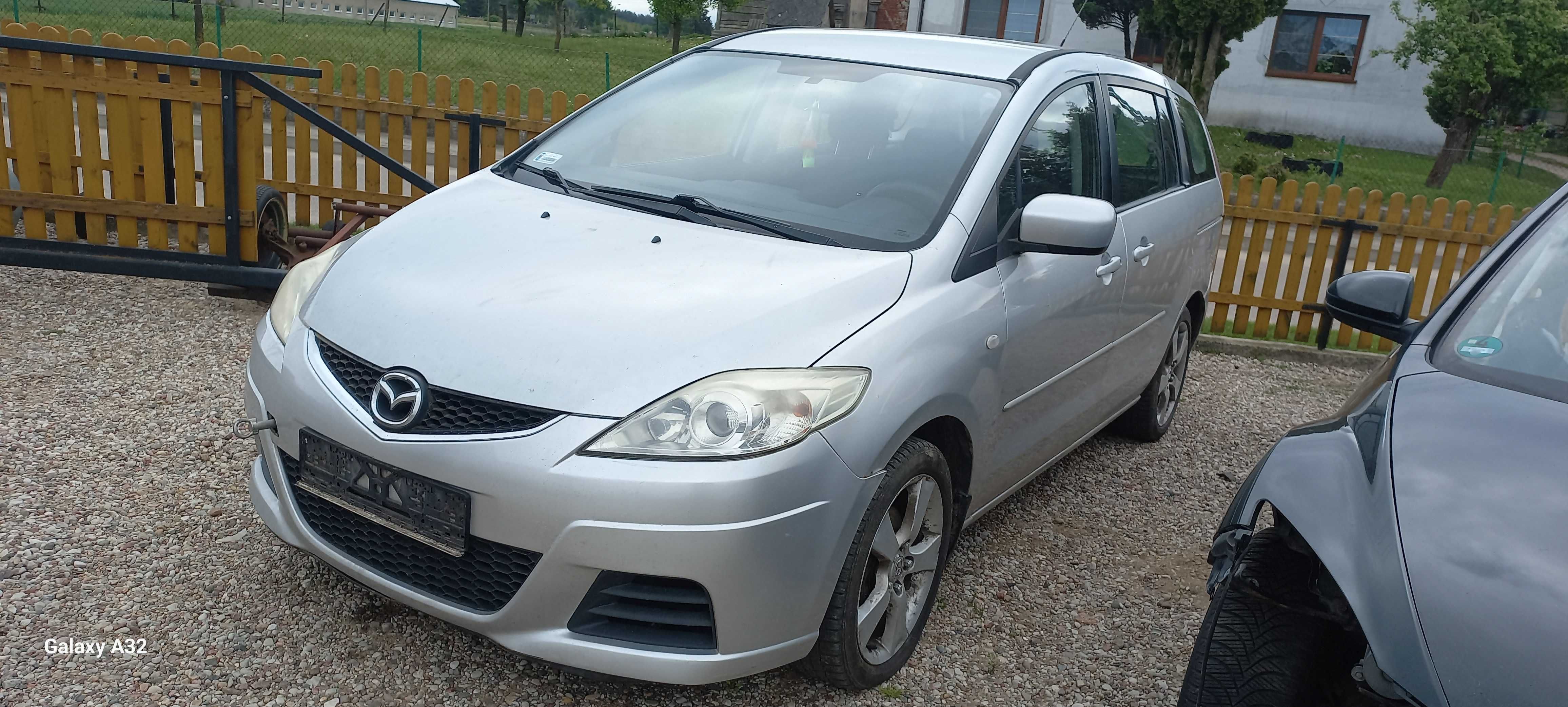 Mazda 5 maska zderzak blotnik lampa 22v lift