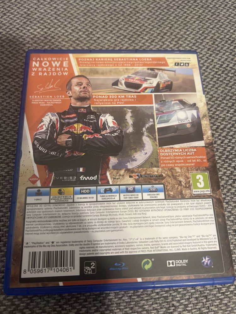 Gra na ps4 Sebastian Loeb Rally Evo
