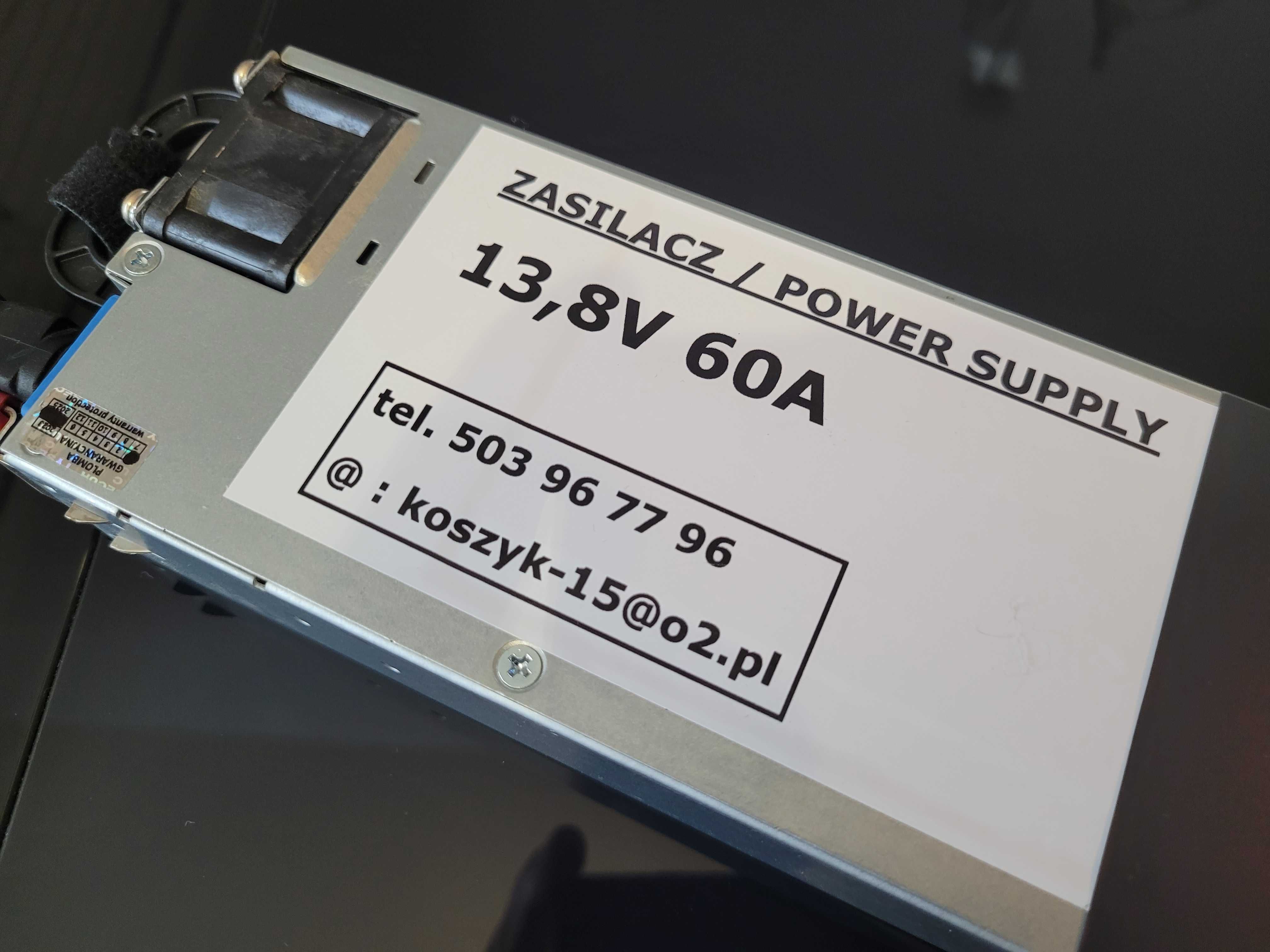 Zasilacz Ładowarka 13,8V 60A chiptuning PodtrzymanieNapięcia FV