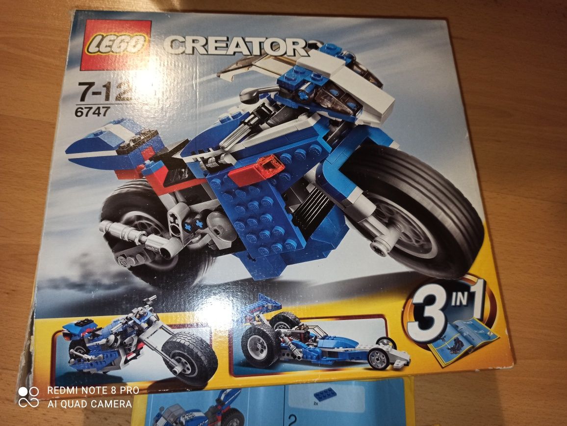 Lego Creator 3w1 motory