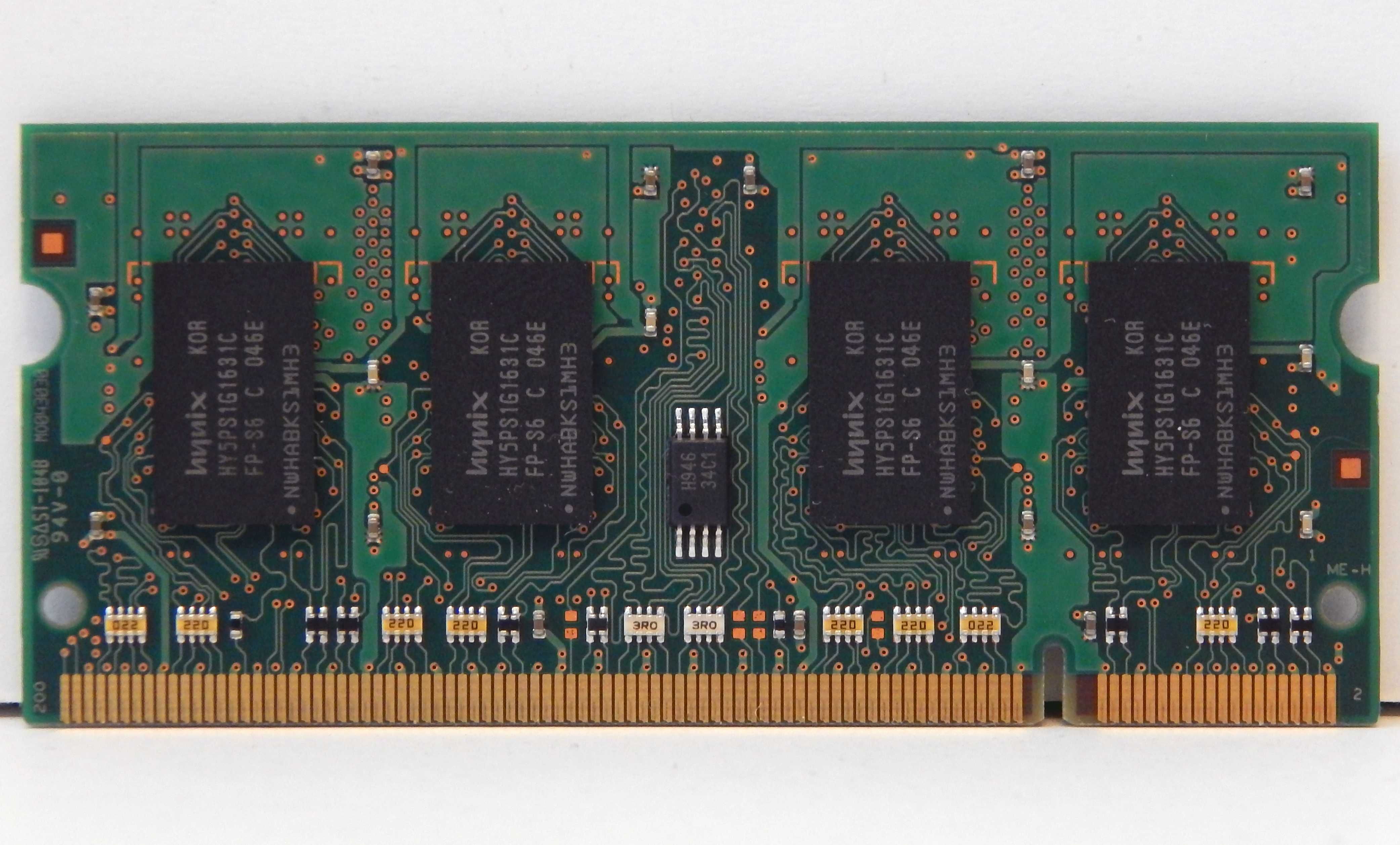RAM DDR2 SO-DIMM Hynix 1gb hymp112s64cp6-s6 ab-c