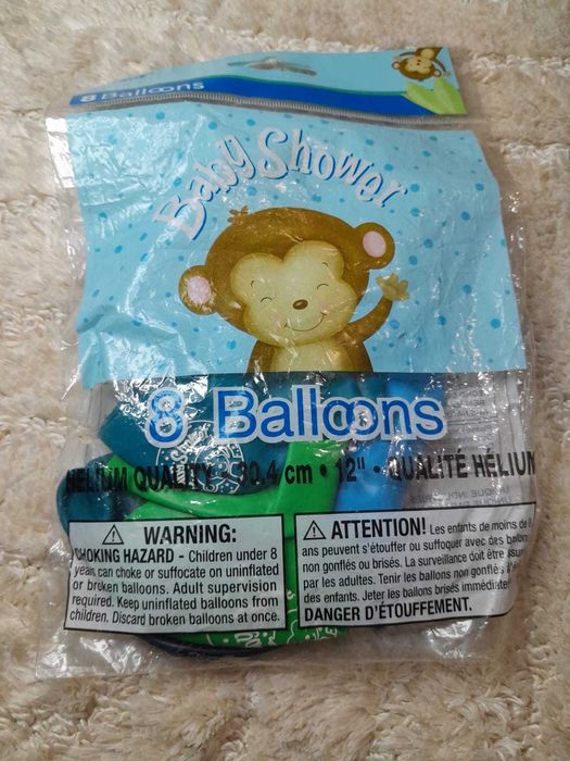 Nowe balony 8 sztuk Wyprzedaż !! Szybka Wysyłka w 24h