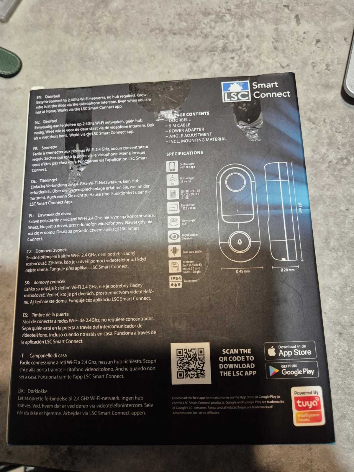 Dzwonek wideodomofon wifi Smart
