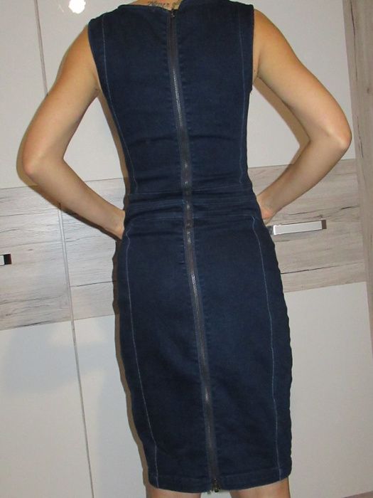 Wyprzedaż szafy - jeansowa sukienka - DIVERSE