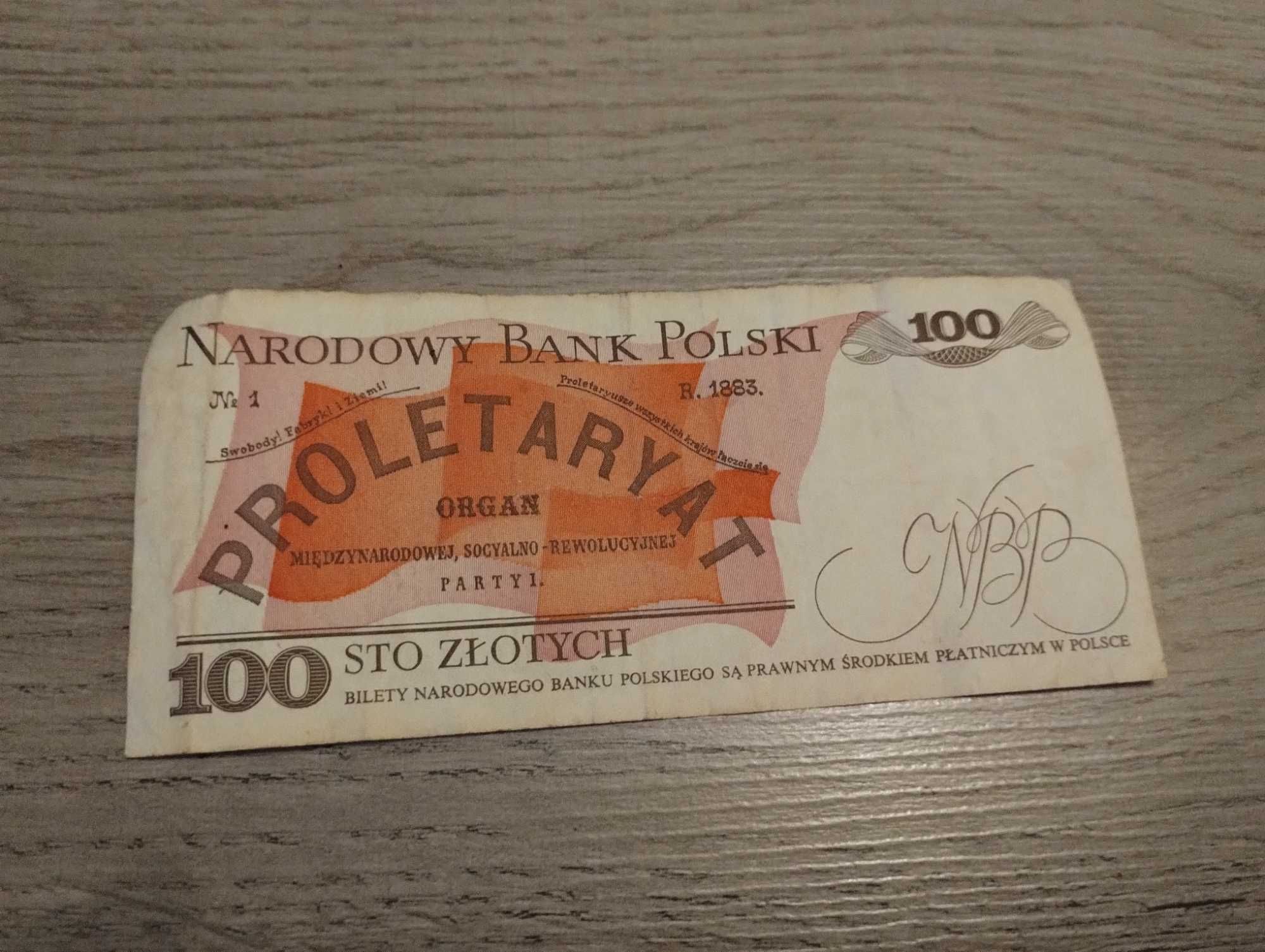 Banknot 100 Złotych PRL