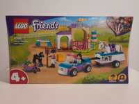LEGO Friends 41441 Szkółka jeździecka i przyczepa dla konia