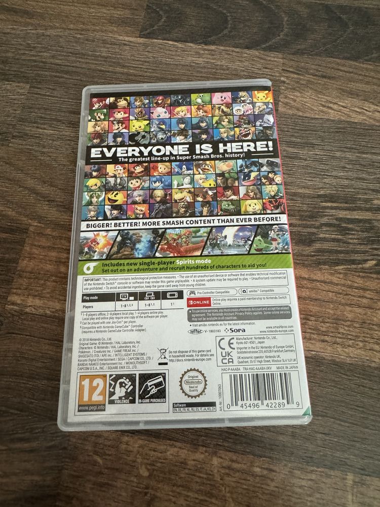 Nintendo Switch Super Smash Bros Ultimate! Wymiana!